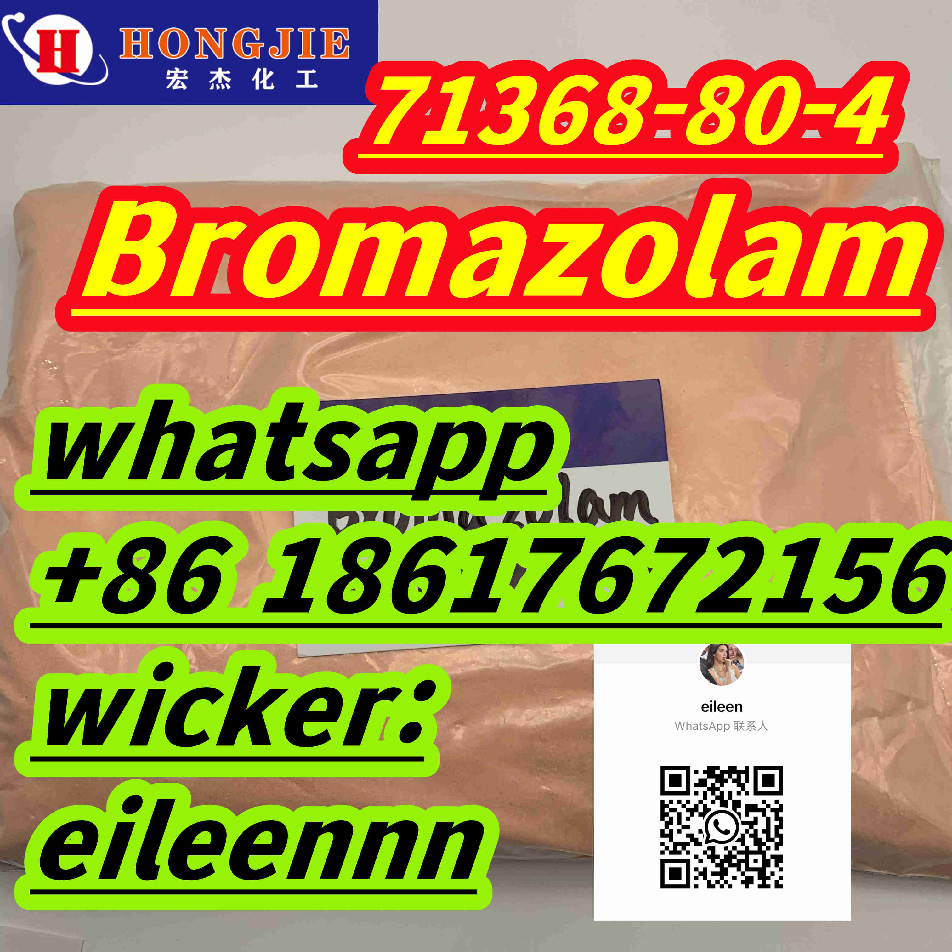 Whatsapp:+8618617672156 wicker:eileennn bromazolam low price - photo