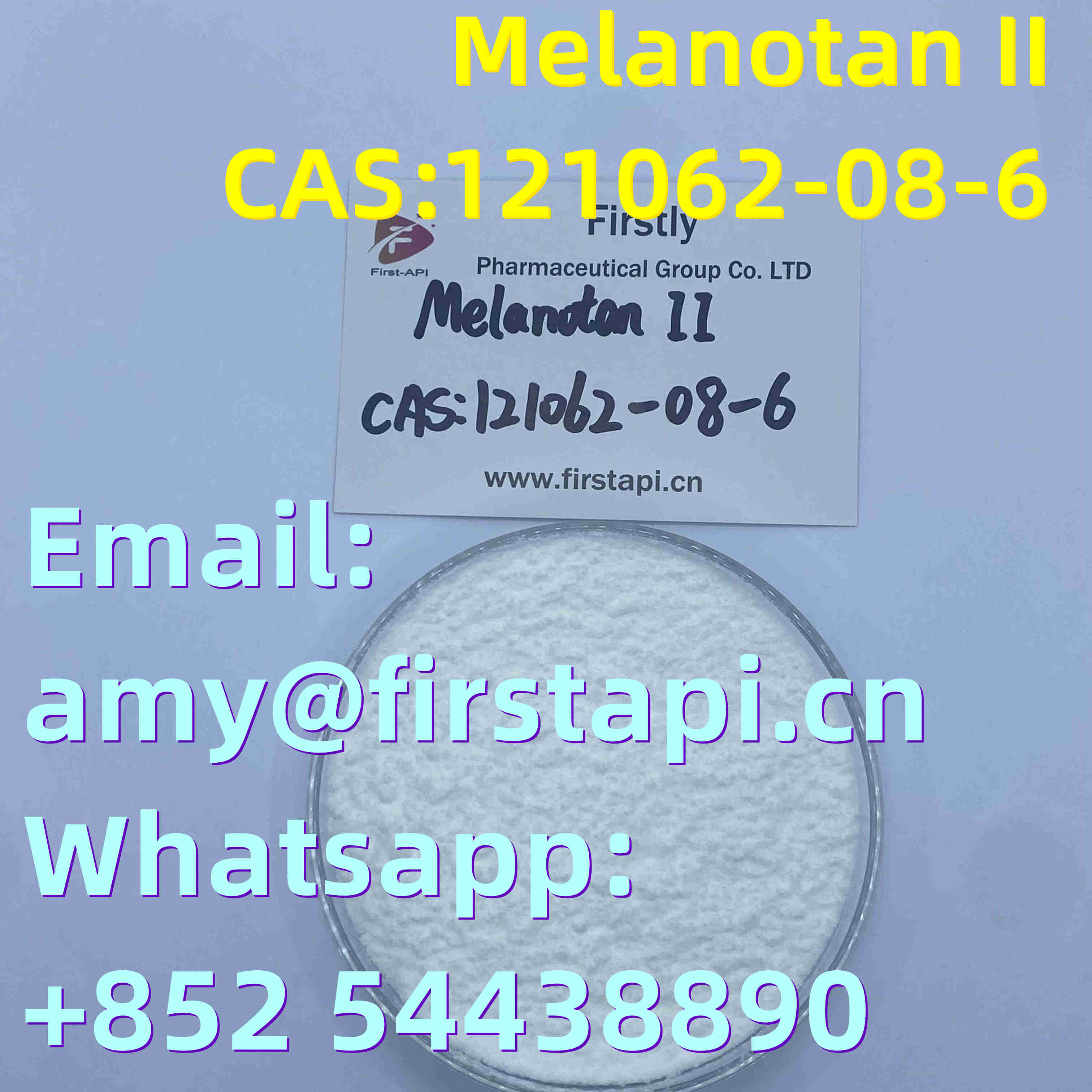 Whatsapp:+852 54438890,CAS No.:	121062-08-6,Chemical Name:	Melanotan II,salable - photo