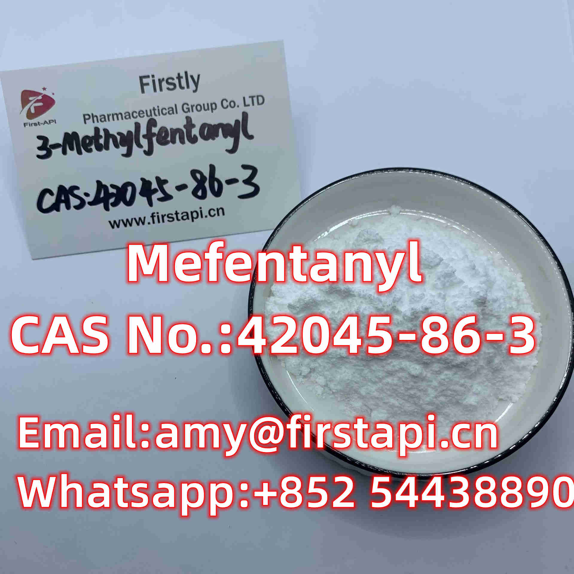 Mefentanyl,Whatsapp:+852 54438890,CAS No.:	42045-86-3 - photo