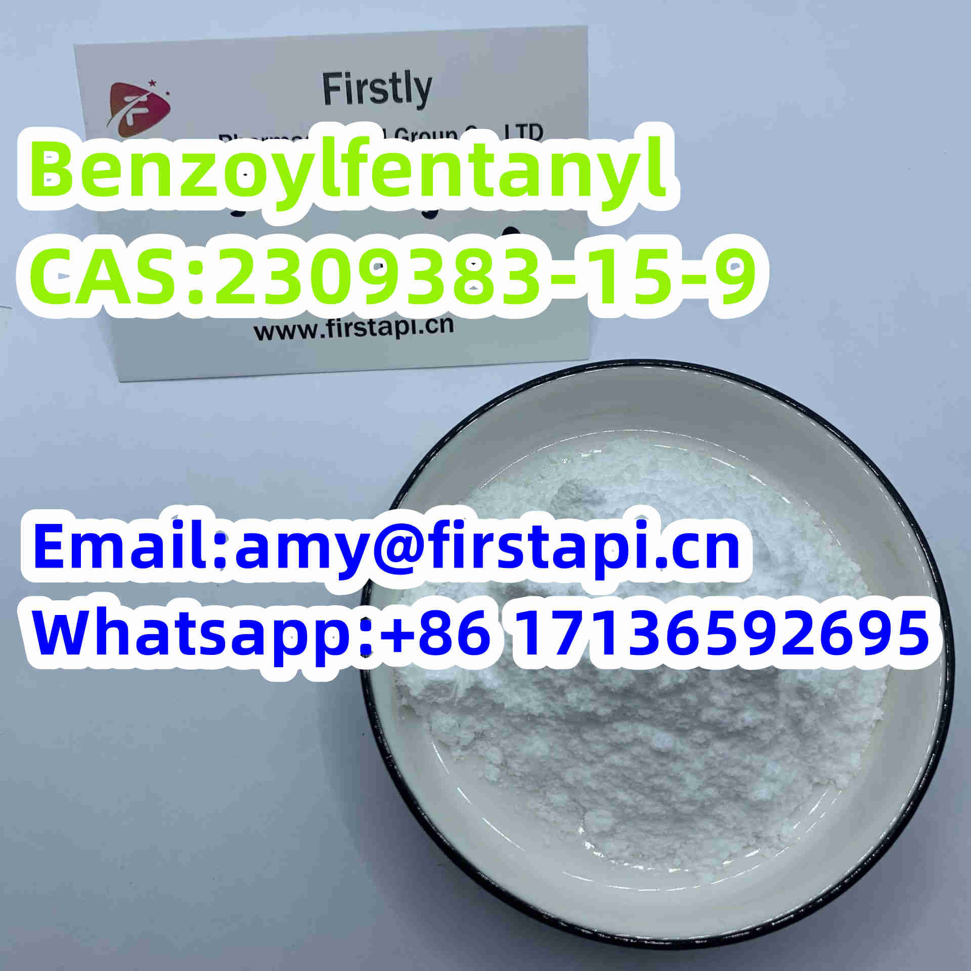 Chemical Name:Benzoylfentanyl,CAS No.:2309383-15-9,Whatsapp:+86 17136592695, - photo