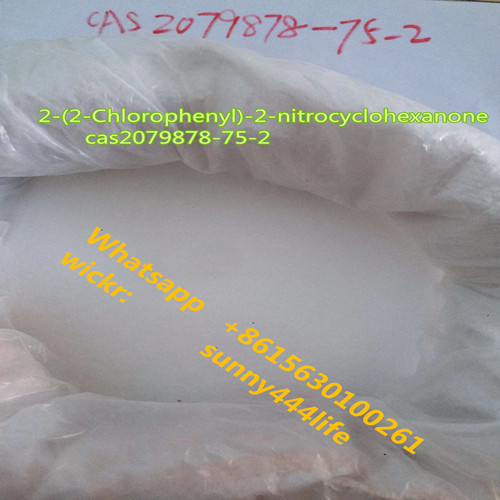 2-(2-Chlorophenyl)-2-nitrocyclohexanone cas2079878-75-2 crystal powder - photo