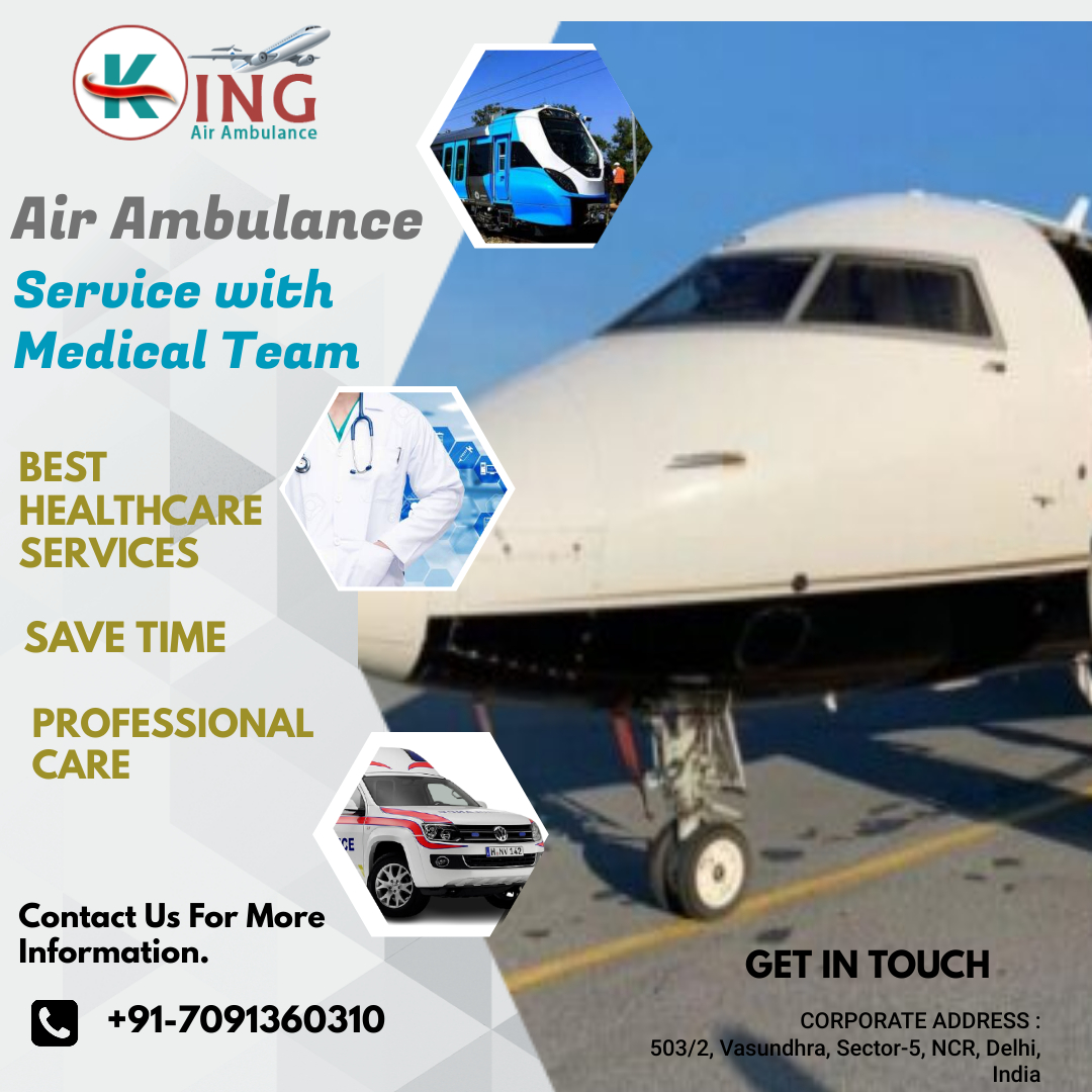For Patient Repatriation Avails the King Air Ambulance Services in Siliguri - photo