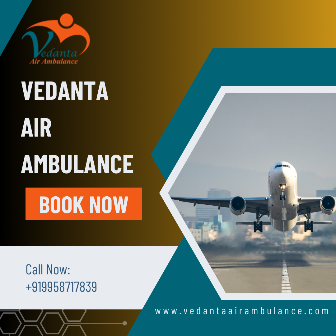 Select Vedanta Air Ambulance Service in Bangalore with Health Care Medical Crew  - photo