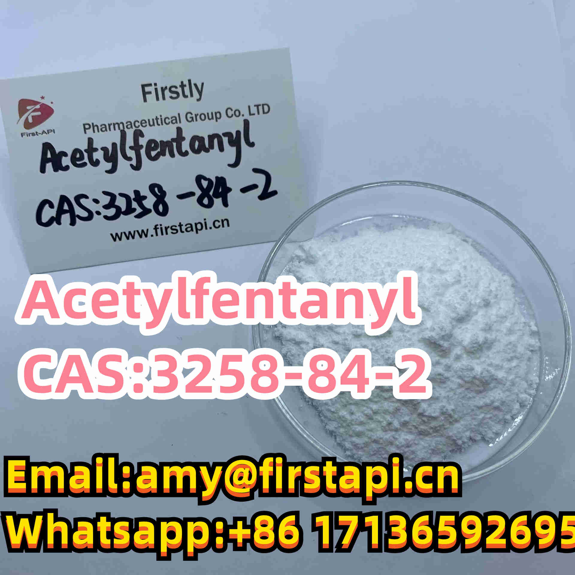 Acetylfentanyl,CAS No.:3258-84-2,Whatsapp:+86 17136592695 - photo