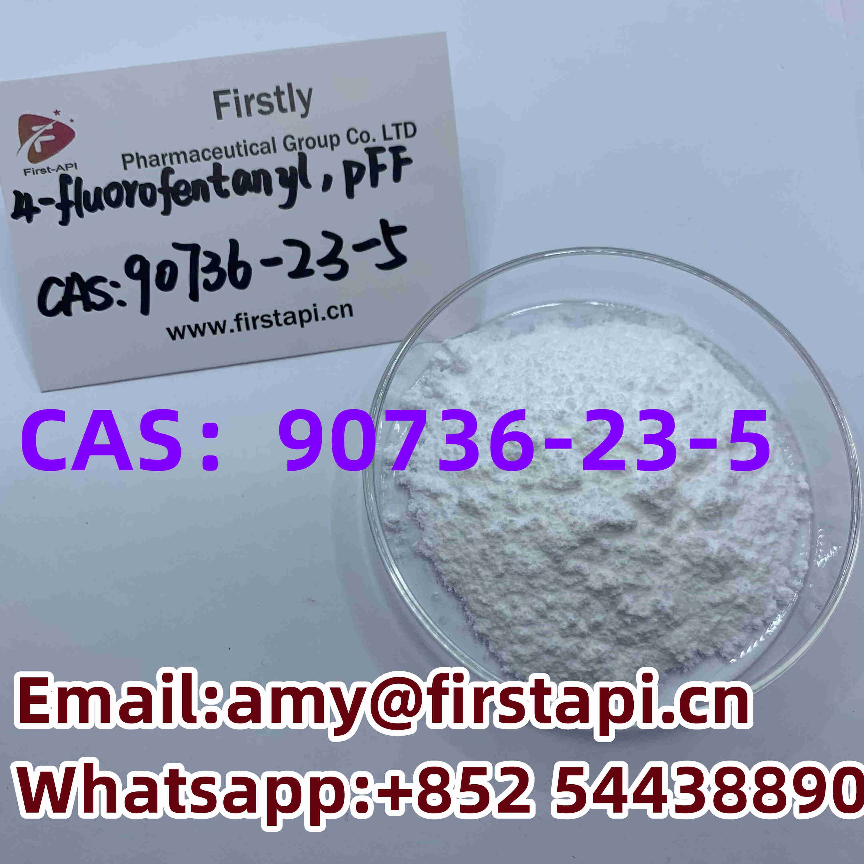 P-Fluoro Fentanyl,CAS No.:	90736-23-5,Whatsapp:+852 54438890 - photo
