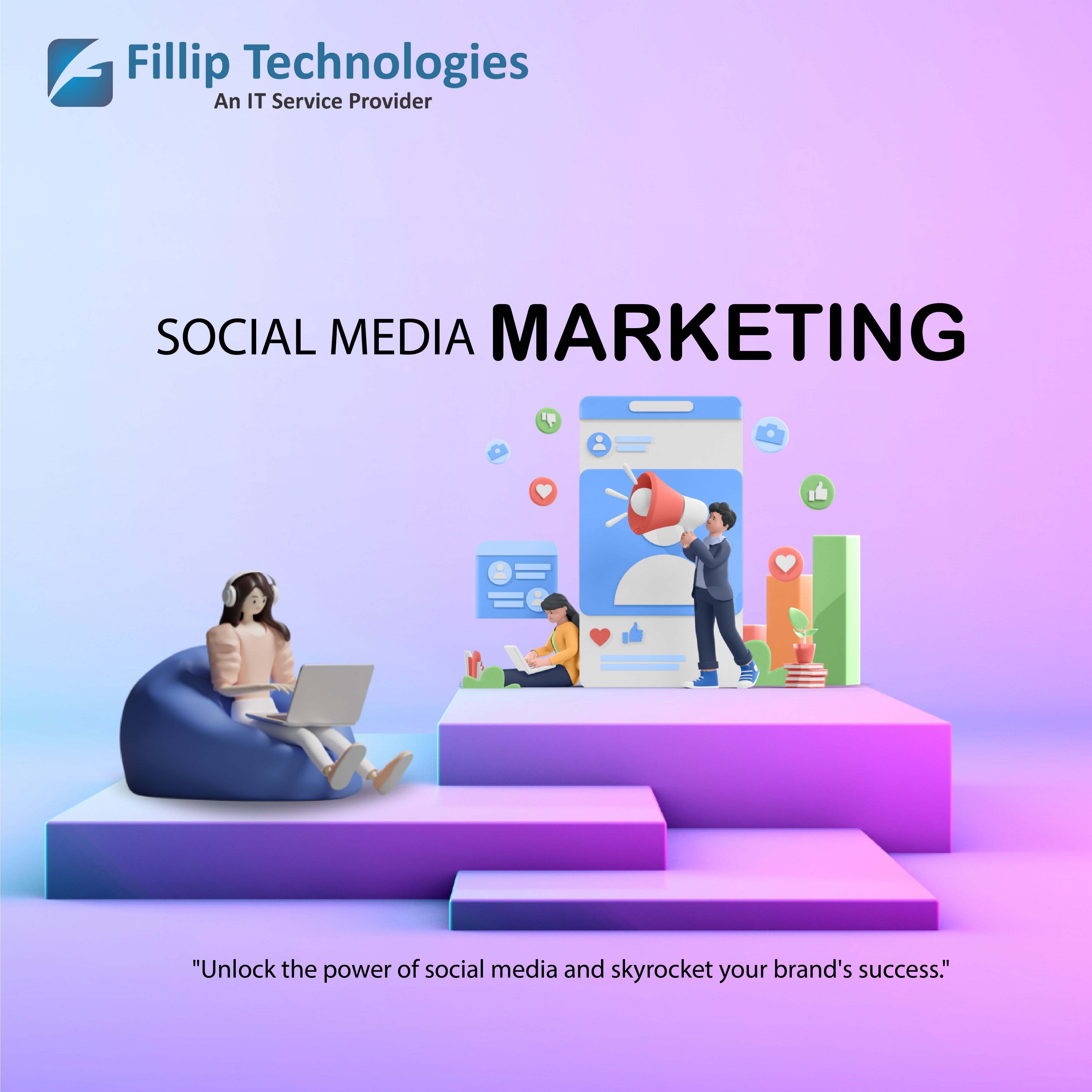 Social media marketing companies by Fillip Technologies with 100% satisfaction  - photo