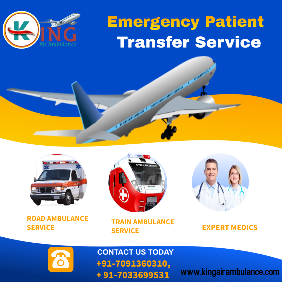 Avail the King Air Ambulance Services in Delhi with Rescue Professionals  - photo