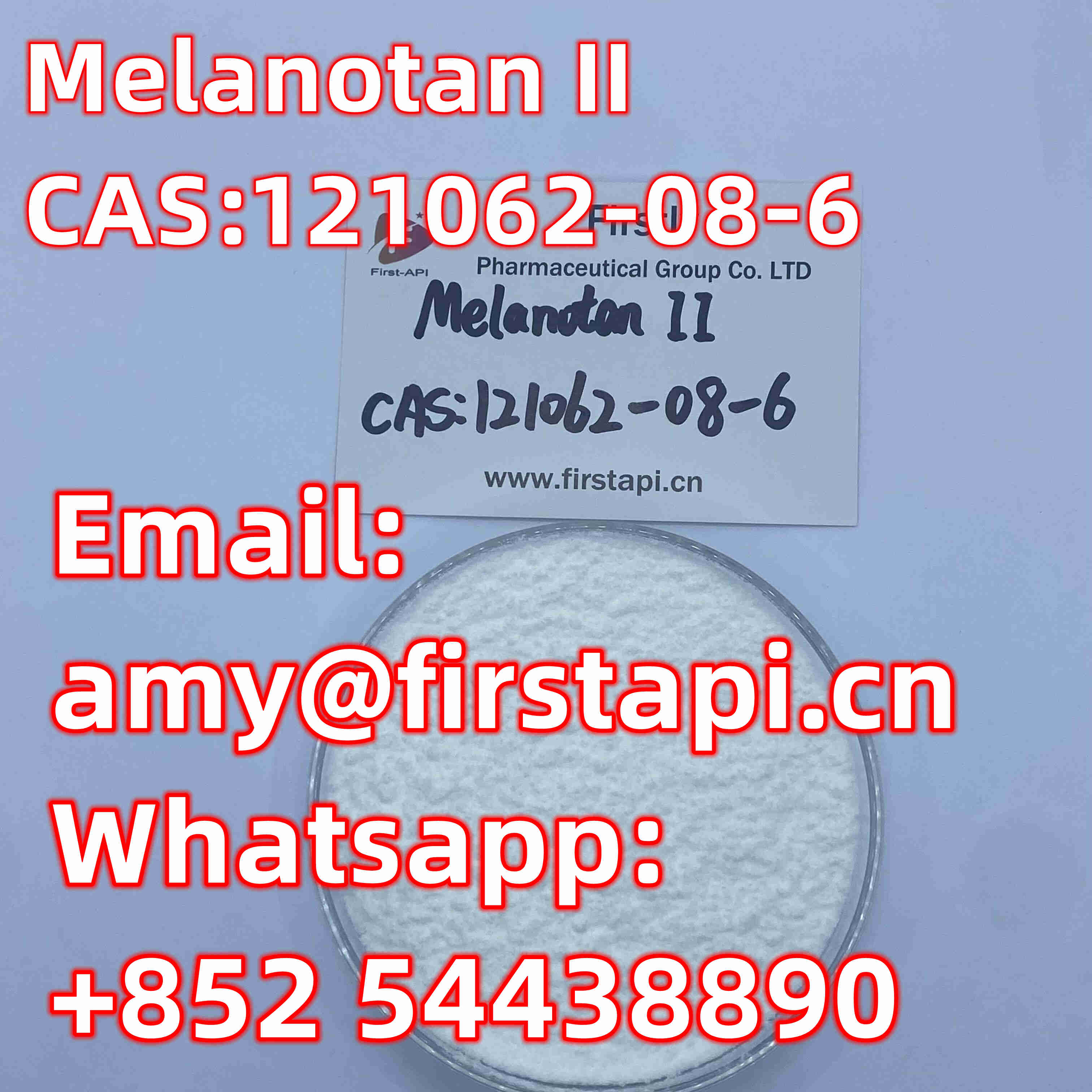 CAS No.:	121062-08-6,Whatsapp:+852 54438890,Chemical Name:	Melanotan II, - photo