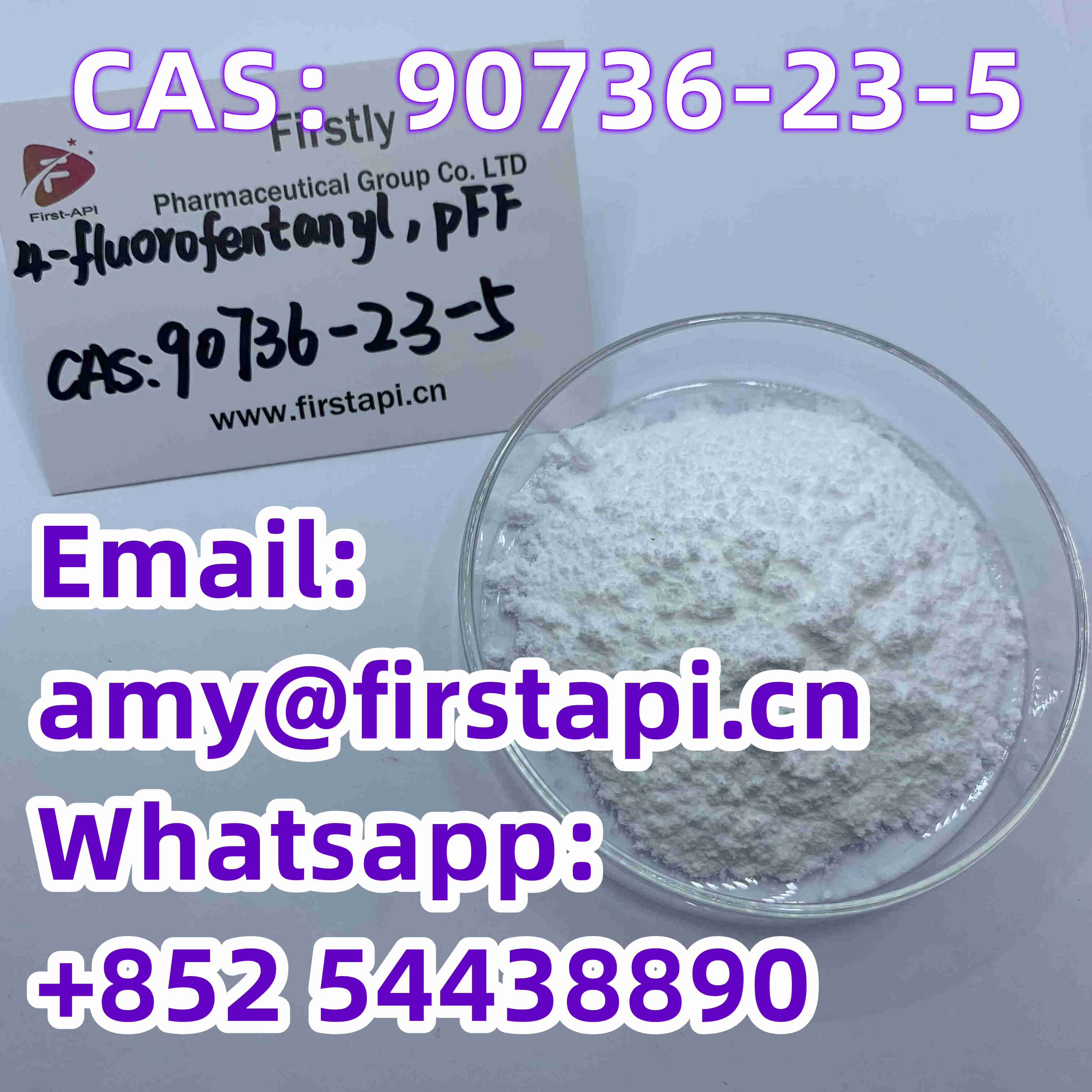 Chemical Name:p-Fluoro Fentanyl,CAS No.:	90736-23-5,Whatsapp:+852 54438890,made in china - photo