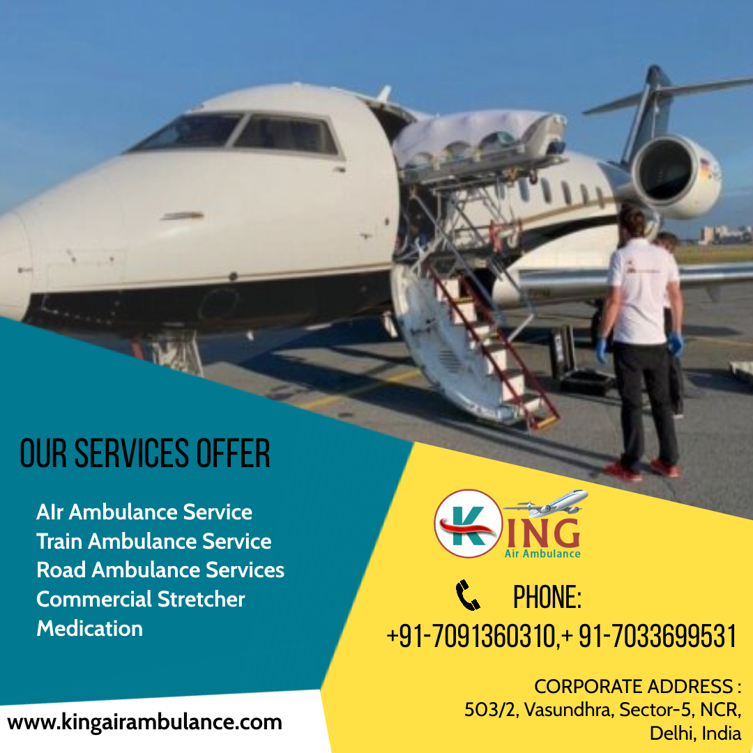 The King Air Ambulance Services in Jabalpur with Rescue Professionals - photo