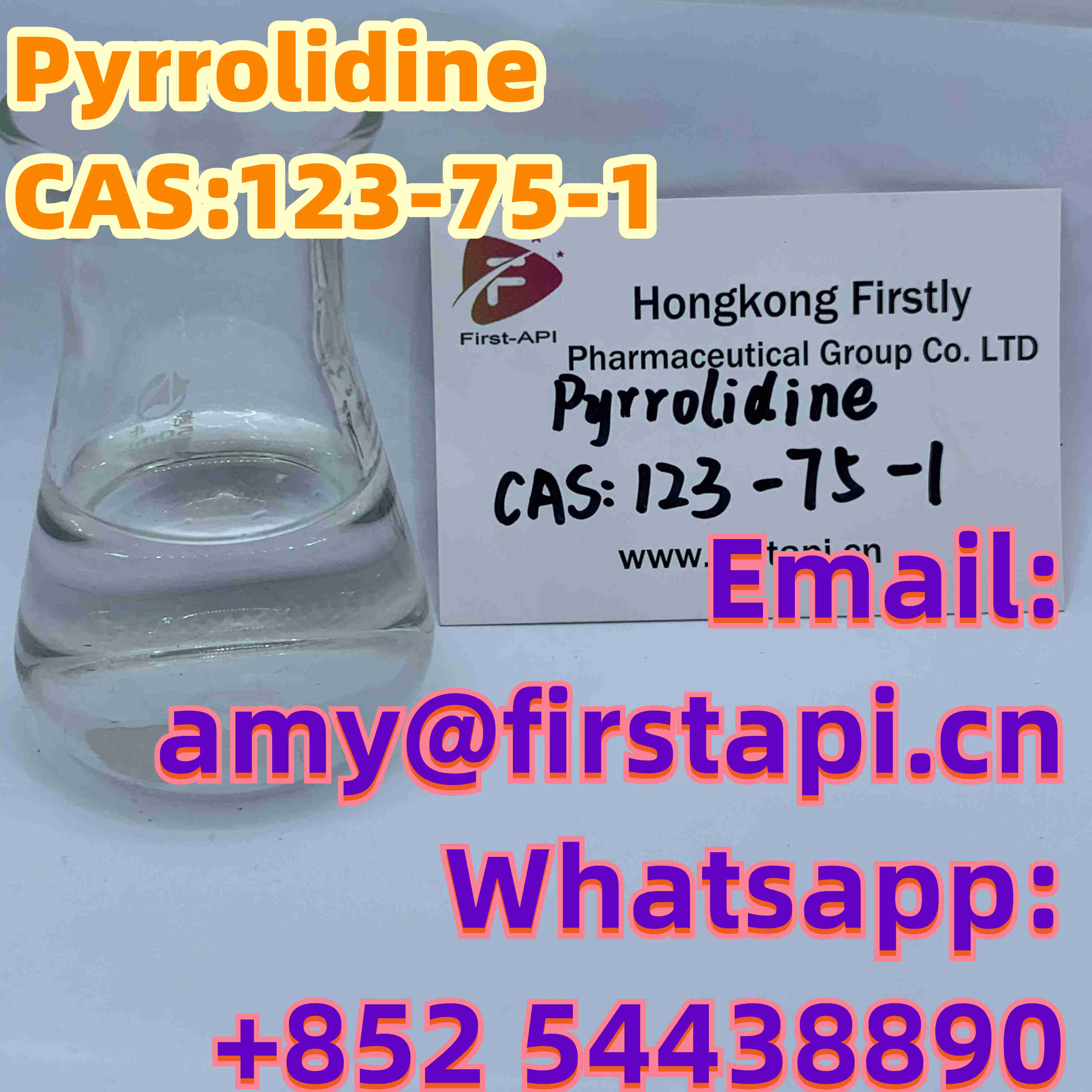 CAS No.:	123-75-1,Pyrrolidine,Whatsapp:+852 54438890,high-quality - photo