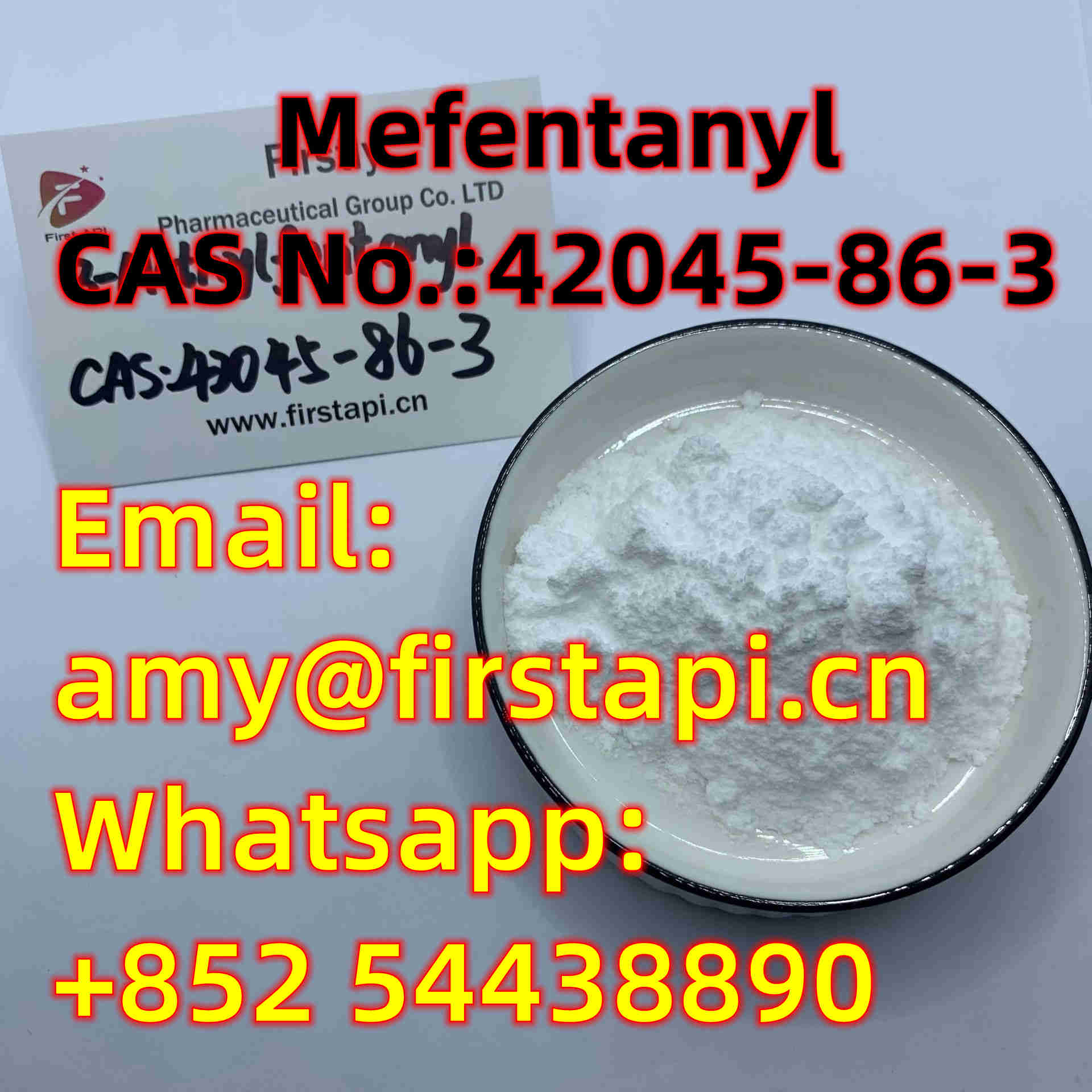 CAS No.:	42045-86-3,Chemical Name:	Mefentanyl,Whatsapp:+852 54438890 - photo