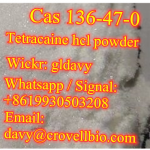 High quality CAS 136-47-0 Tetracaine hcl powder (whatsapp: +8619930503208) - Sell advertisement in Braga