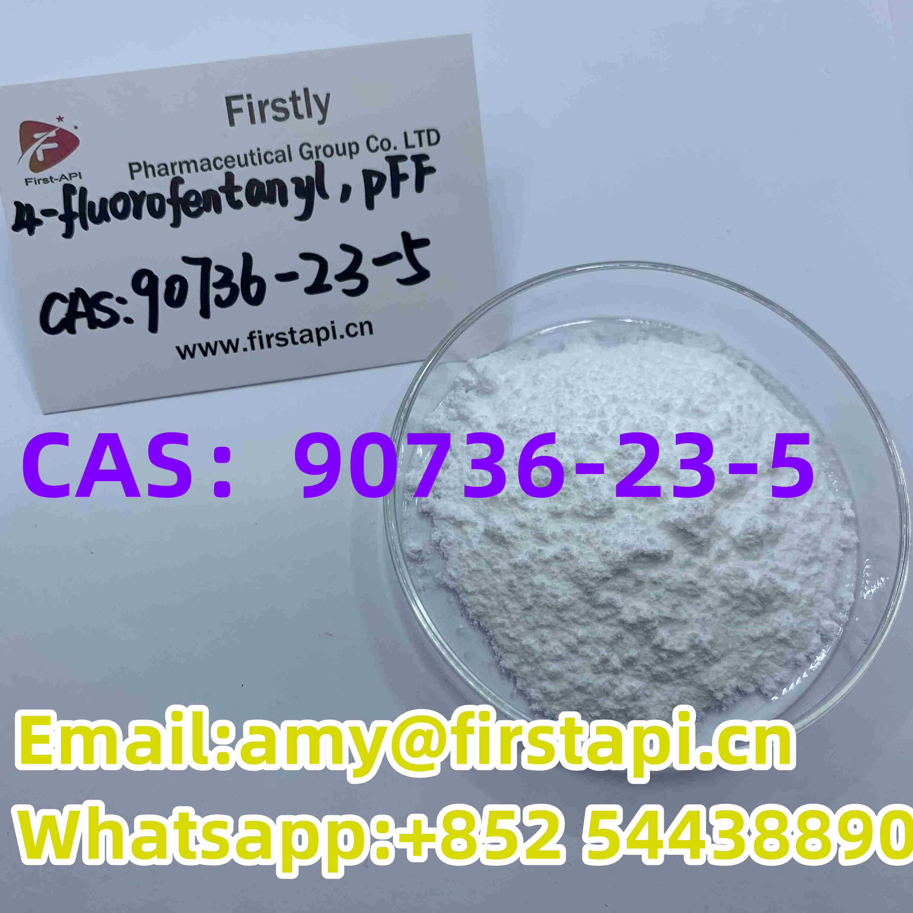 P-Fluoro Fentanyl,Whatsapp:+852 54438890,CAS No.:	90736-23-5. - photo