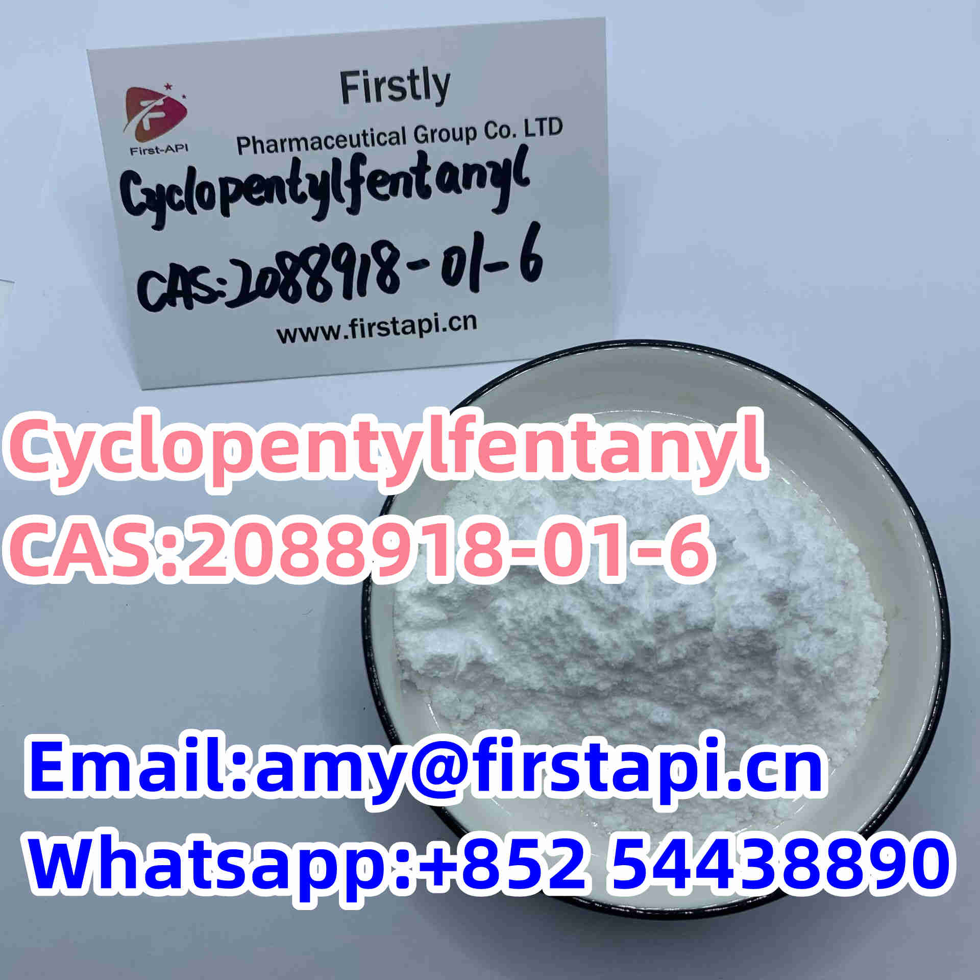 Cyclopentyl Fentanyl,Whatsapp:+852 54438890,CAS No.:	2088918-01-6 - photo