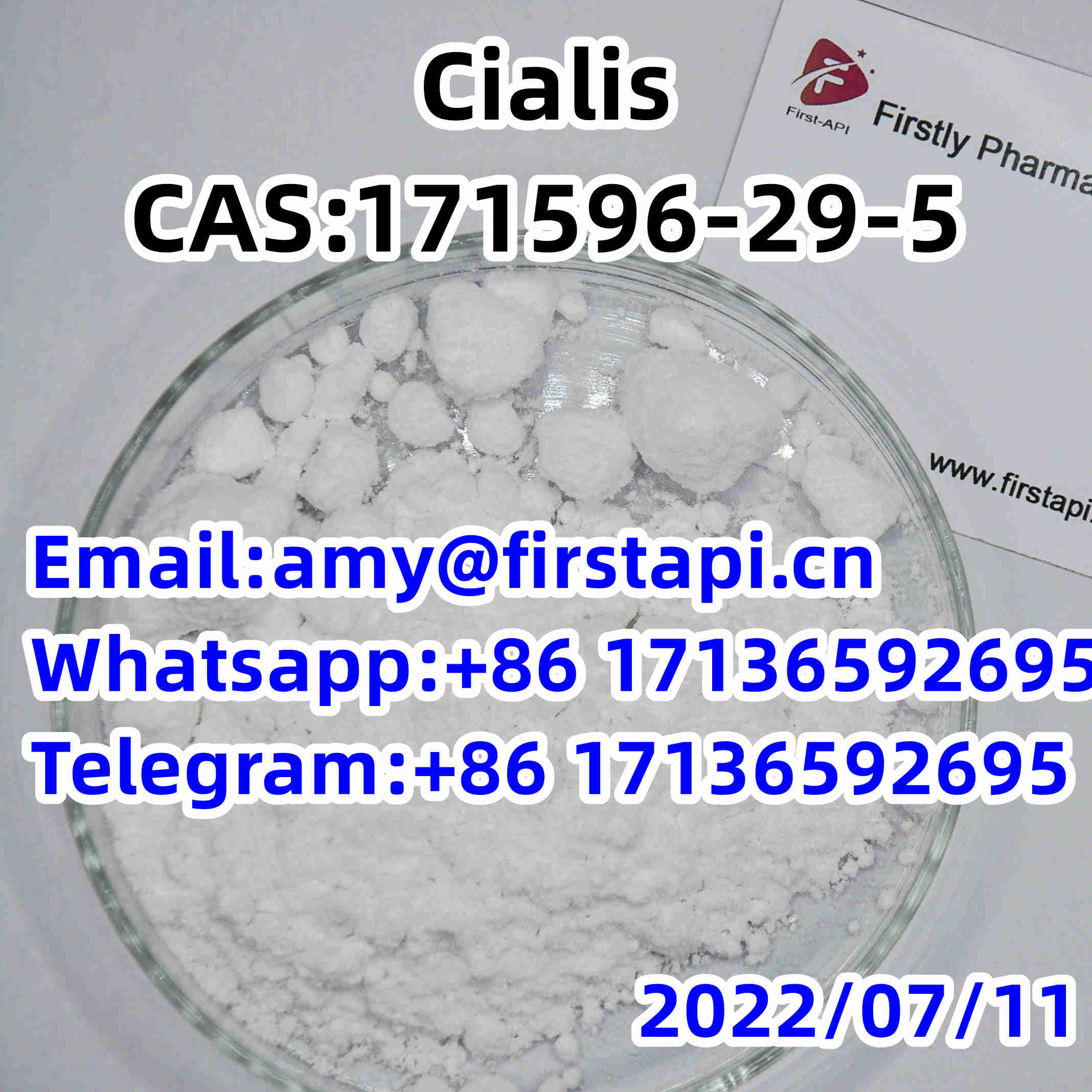 Chemical Name:Tadalafil，Whatsapp:+86 17136592695,CAS No.:171596-29-5 - photo