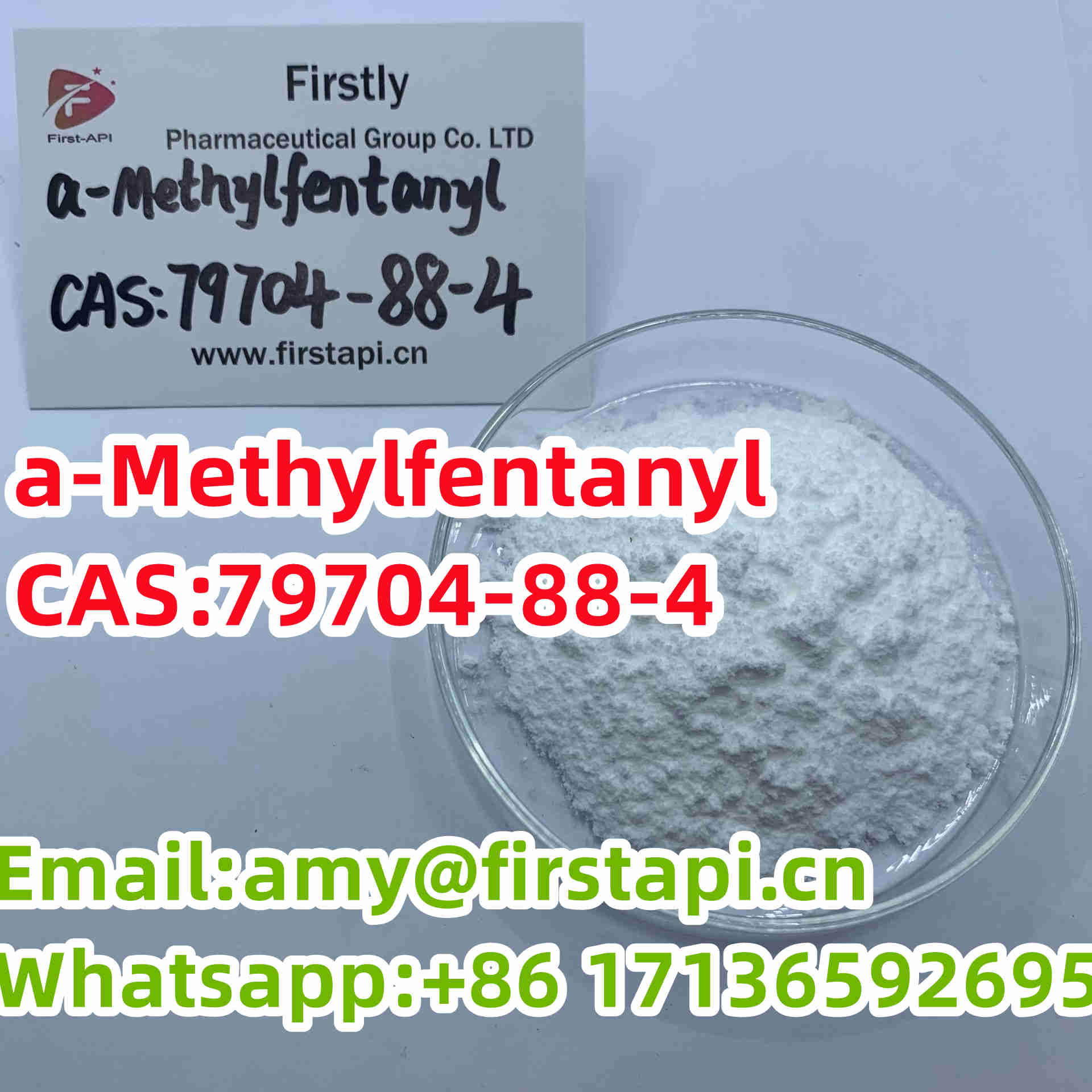 A-Methyl Fentanyl,Whatsapp:+86 17136592695,CAS No.:79704-88-4,made in china - photo