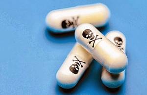 Cyanide and nembutal pills,powder and liquid for a peaceful death( euthanasia) - photo