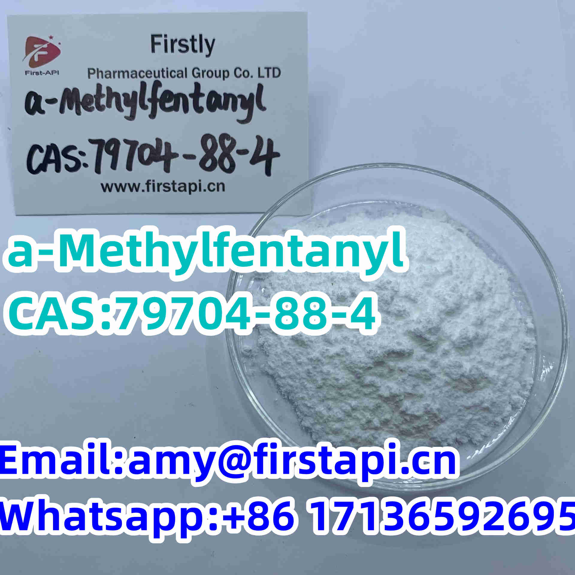 Chemical Name:a-Methyl Fentanyl,CAS No.:79704-88-4, Whatsapp:+86 17136592695, - photo