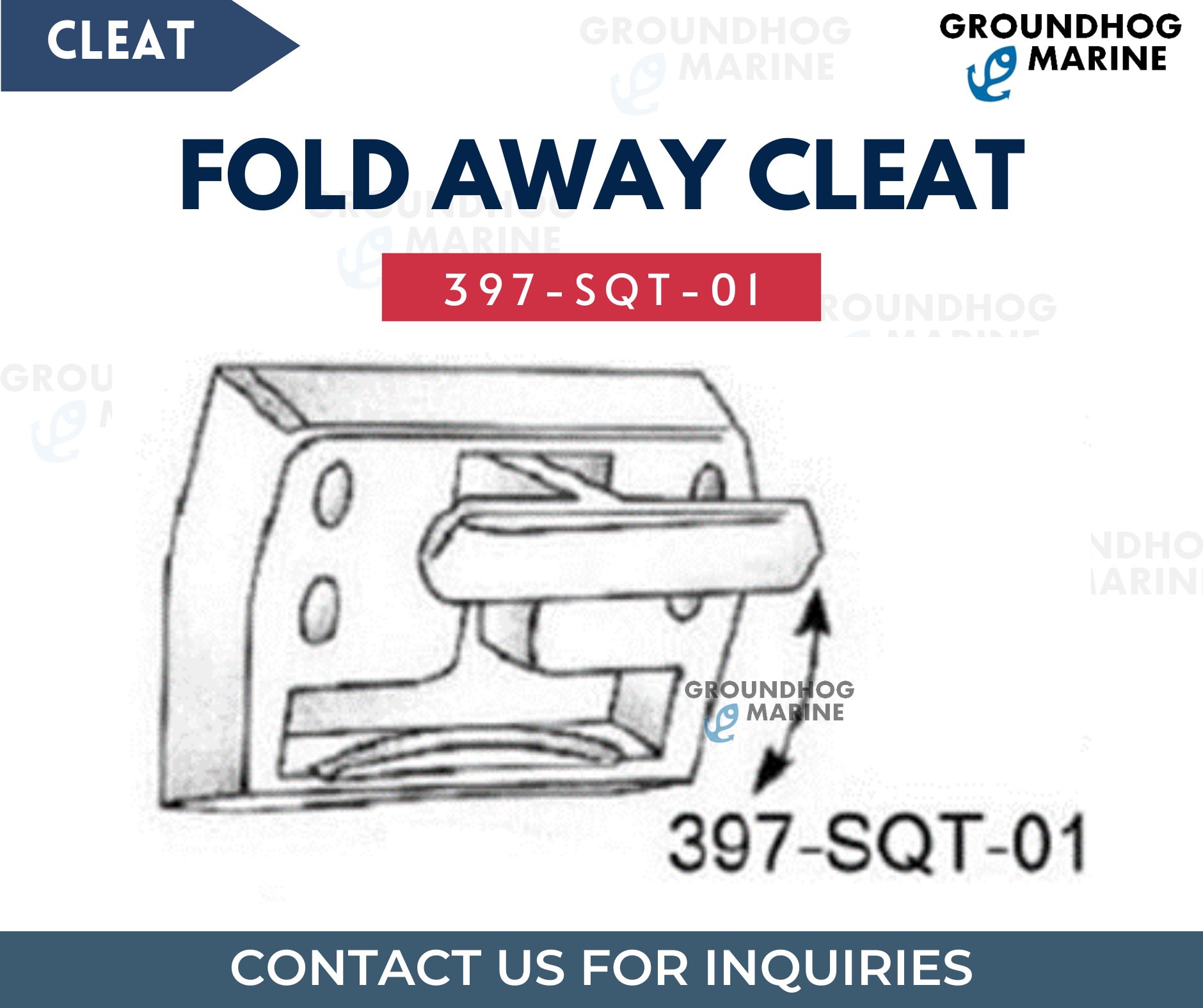 Boat FOLD AWAY CLEAT - photo