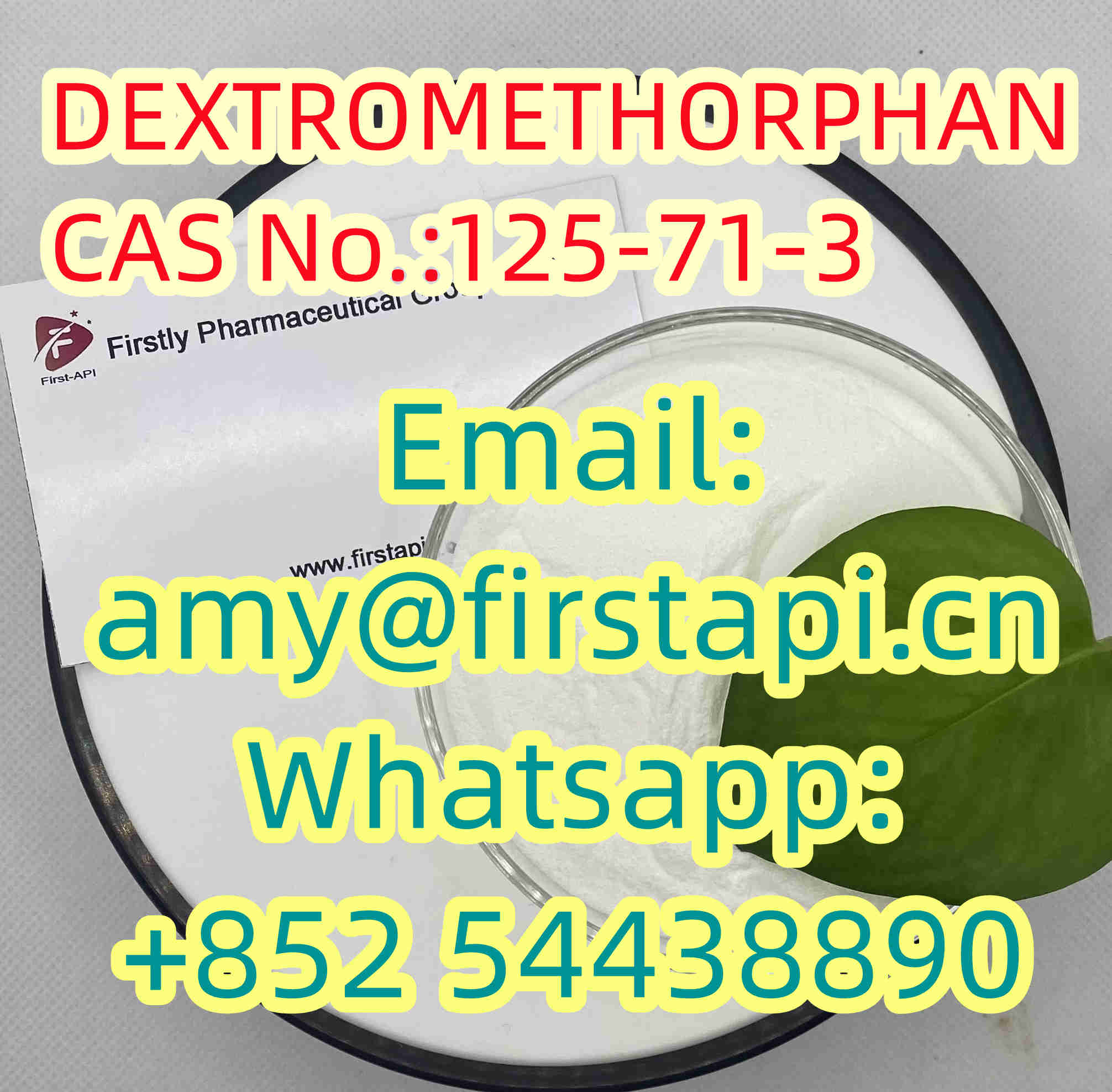 CAS No.:	125-71-3   DEXTROMETHORPHAN  Whatsapp:+852 54438890 - photo