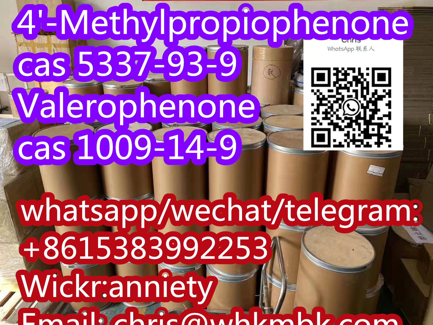  wickr: anniety 4'-Methylpropiophenone cas 5337-93-9 Valerophenone cas 1009-14-9 - photo