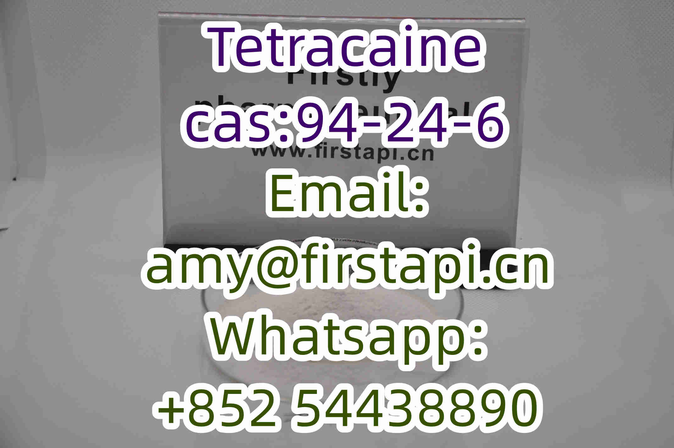 Tetracaine   CAS: 94-24-6  Whatsapp:+852 54438890 - photo
