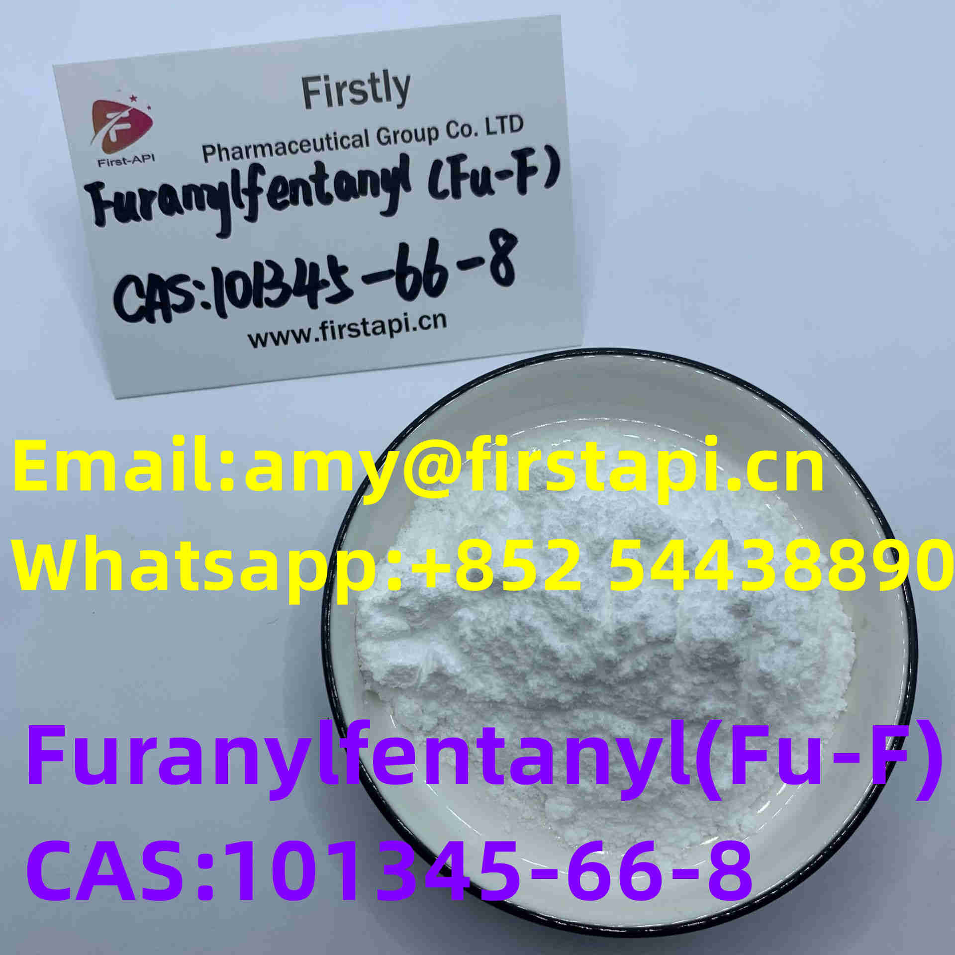 Furanylfentanyl,Whatsapp:+852 54438890,CAS No.:	101345-66-8 - photo
