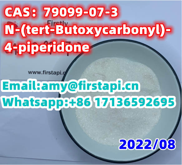 Chemical Name:N-(tert-Butoxycarbonyl)-4-piperidone,CAS No.:79099-07-3,Whatsapp:+86 17136592695,, - photo