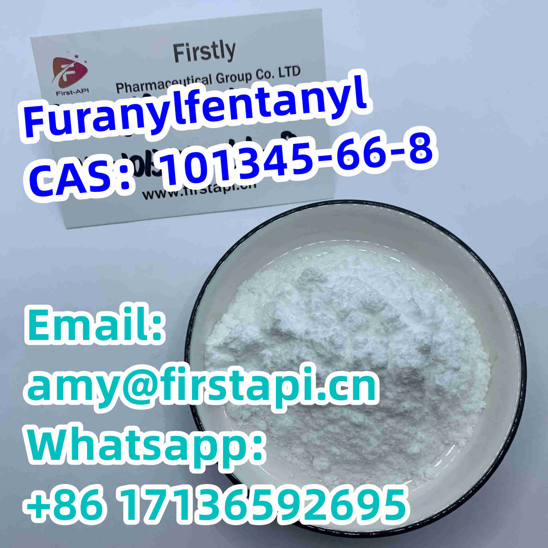 CAS No.:101345-66-8,Furanylfentanyl,Whatsapp:+86 17136592695, - photo