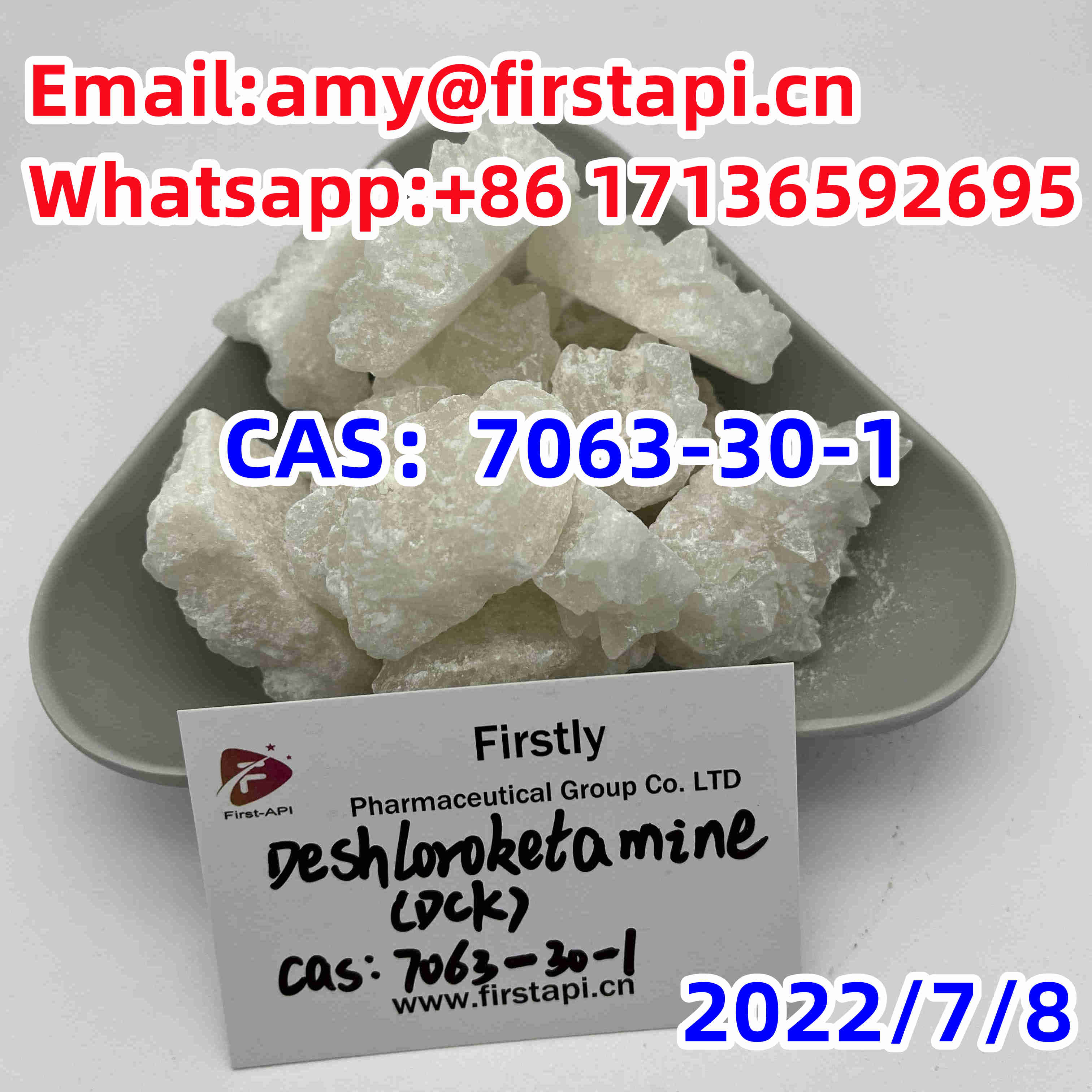 Deshloroketamine(DCK),CAS：7063-30-1,Whatsapp:+86 17136592695 - photo